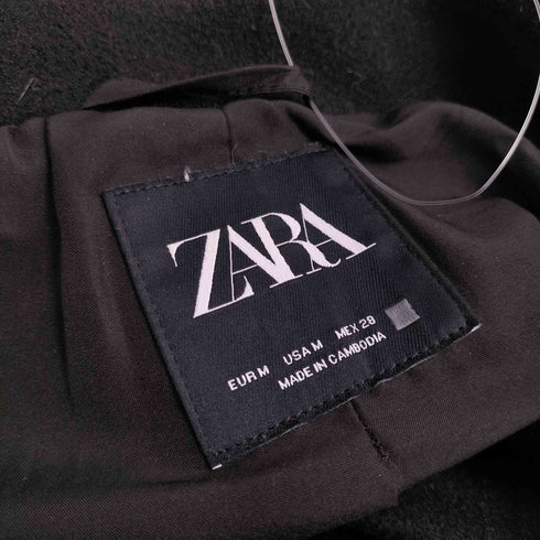 ザラ ZARA オーバーサイズソフトコート レディース import:M